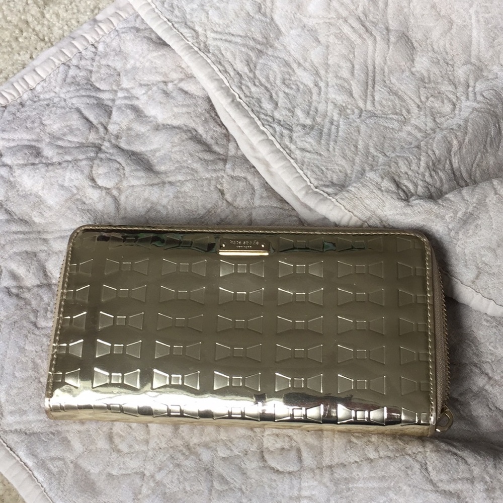 Kate Spade gold Wallet
